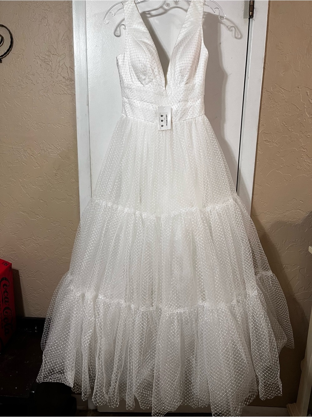 A&M brand Women's 4 New Tiered Tulle Wedding Dress